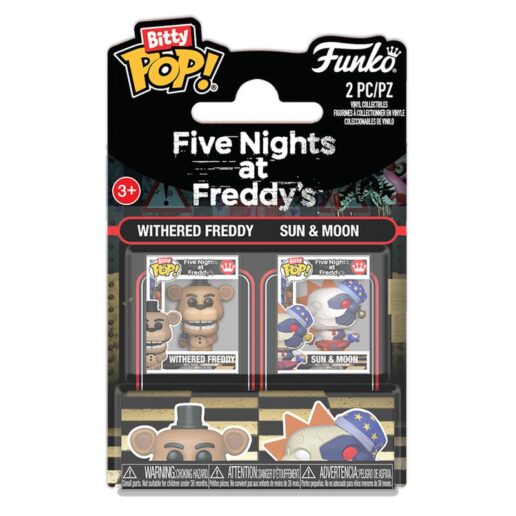 Bitty POP pack 2 figures Five Nights at Freddys Withered Freddy - Sun & Moon Bitty POP pack 2 figures Five Nights at Freddys Withered Freddy - Sun & Moon