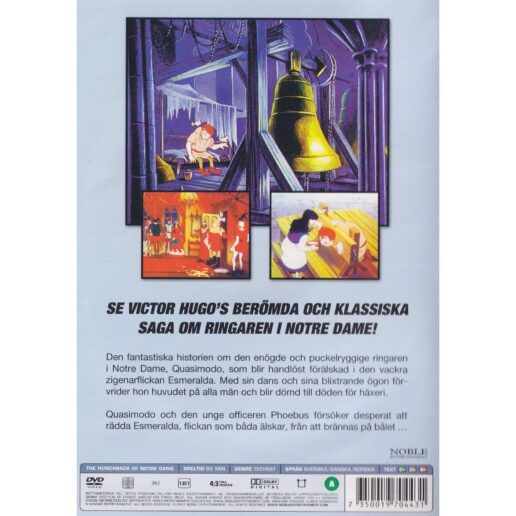 Ringaren i Notre Dame DVD (Begagnad)