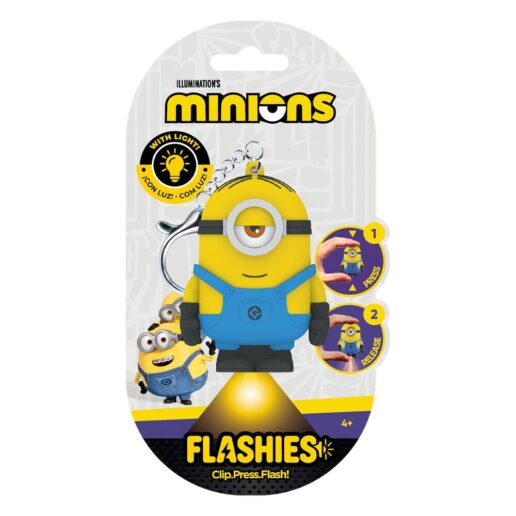 Flashies Minions 3D keychain with led flashlight