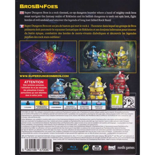 Super Dungeon Bros Playstation 4 PS4 (Begagnad)