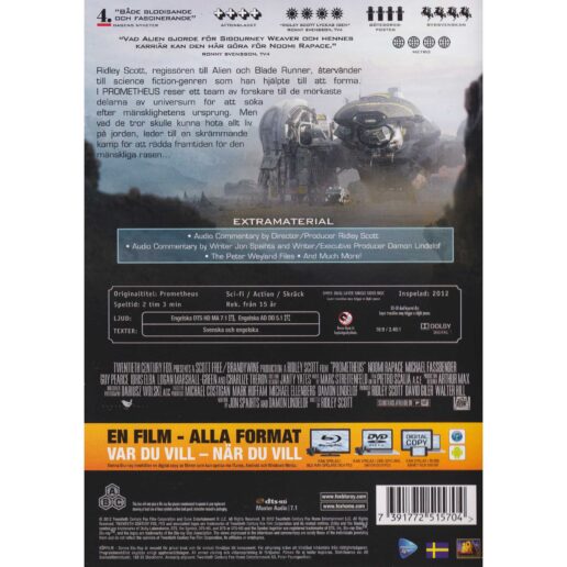 Prometheus DVD (Begagnad)