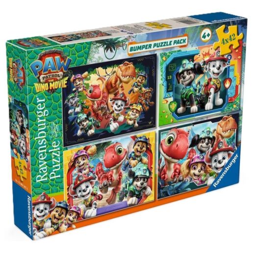 Paw Patrol Dino Movie puzzle 4x42pcs
