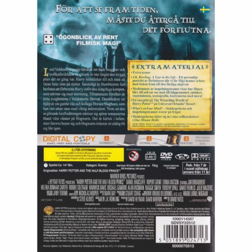 Harry Potter och Halvblodsprinsen DVD (Begagnad)