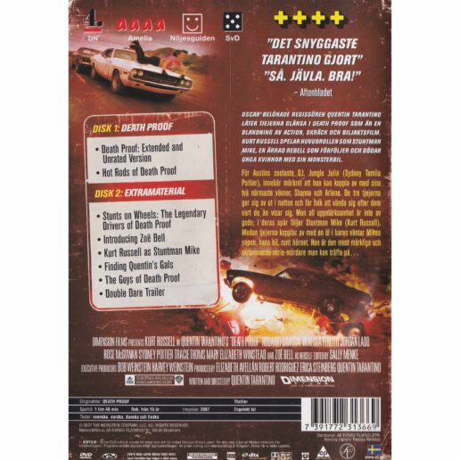 Death Proof DVD (Begagnad)