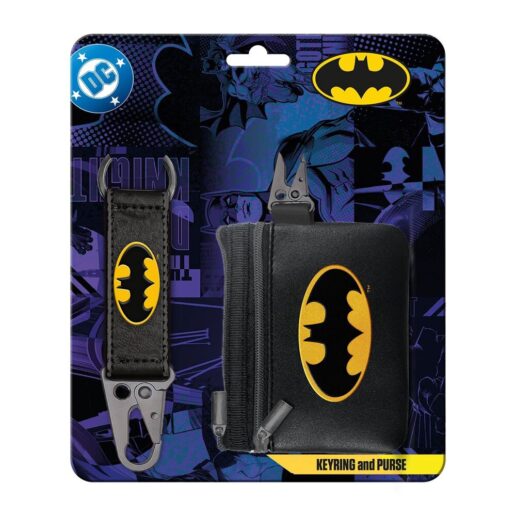 Batman DC Comics keyring + purse set