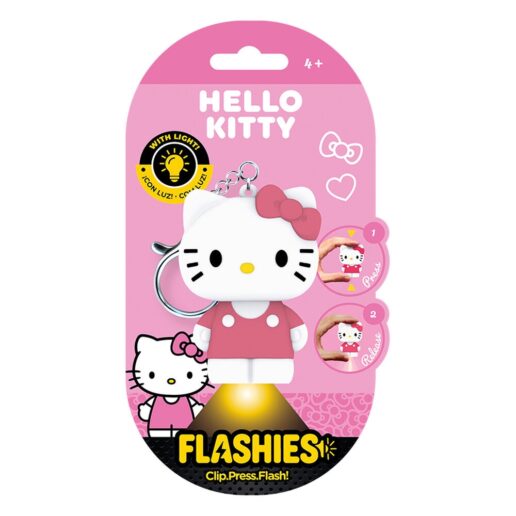 Flashies Hello Kitty 3D keychain with led flashlight
