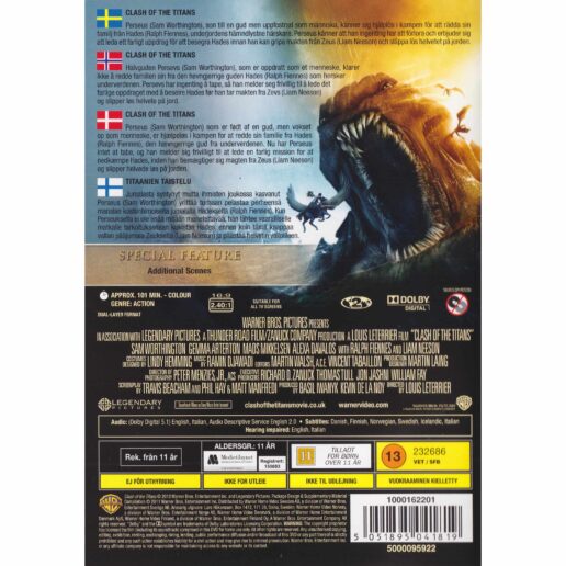 Clash of the Titans DVD (Begagnad)