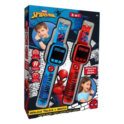 Marvel Spiderman walkie-talkie set 2 watchs
