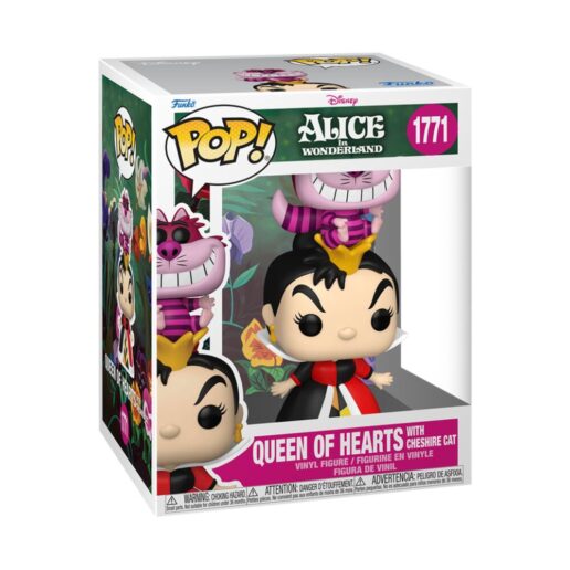 POP figure Premium Disney Alice In Wonderland Queen of Hearts With Cheshire Cat
