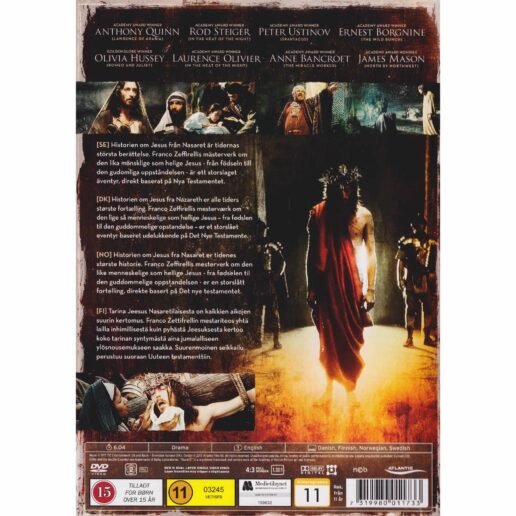 Jesus of Nazareth DVD (Begagnad)