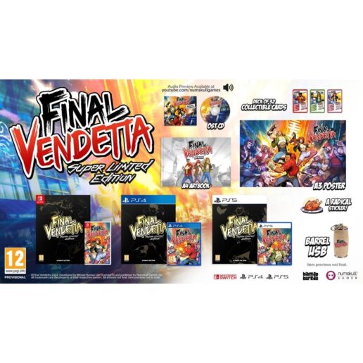 Final Vendetta Super Limited Edition Playstation 4 PS4
