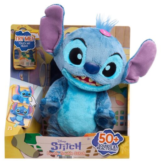 Disney Stitch Double Trouble interactive plush toy