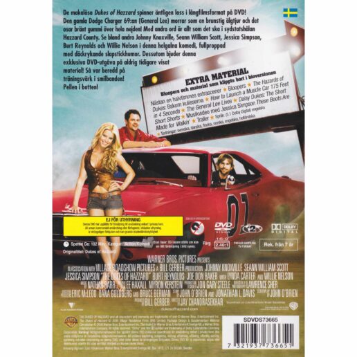 The Dukes of Hazzard DVD (Begagnad)