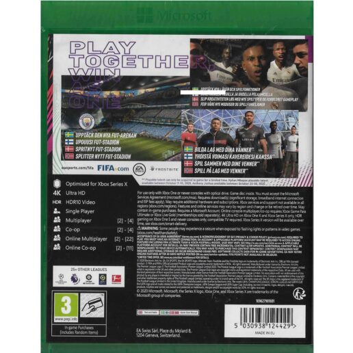 FIFA 21 Xbox Series X Xbox One Nordic (Begagnad)