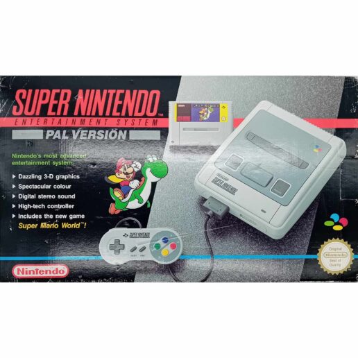 Super Nintendo SNES + Super Mario World (Begagnad)