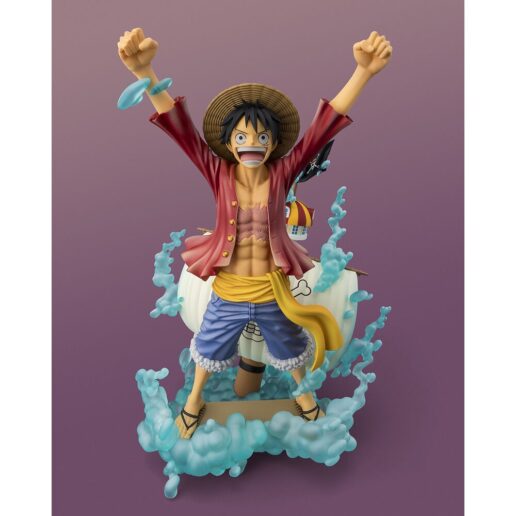 One Piece Figuarts Zero Startune Monkey D Luffy Setting Out For The New World figure 25cm