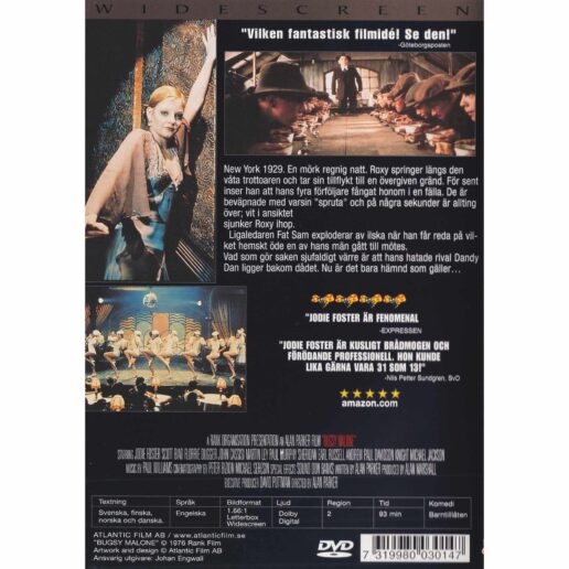 Bugsy Malone DVD (Begagnad)