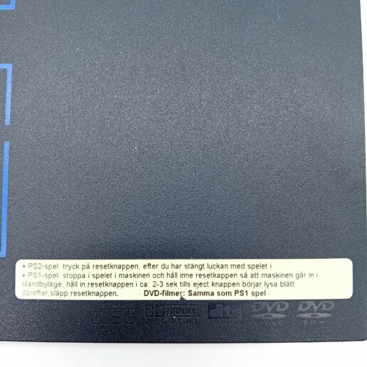 Playstation 2 PS2 Black Chippad (Begagnad)