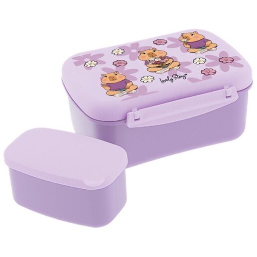 Capybara Flower hermetic lunch box