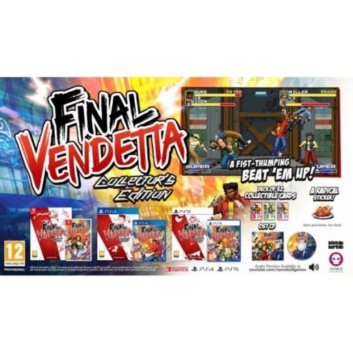 Final Vendetta Collectors Edition Playstation 4 PS4