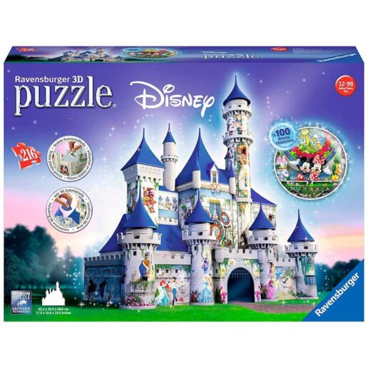 Disney 3D puzzle Castle 216pz
