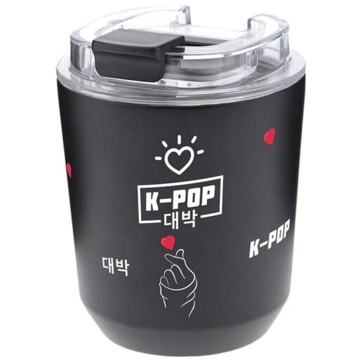 K-Pop Black thermal cup 280ml