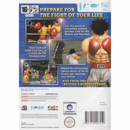 Victorious Boxers Challenge Nintendo Wii Nordic (Begagnad)