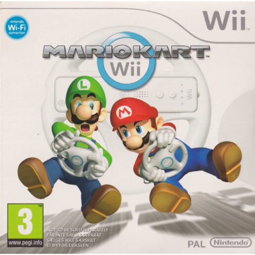 Mario Kart Wii Nintendo Wii Nordic Papercase (Begagnad)
