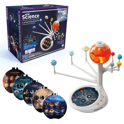 Science interactive solar system projector