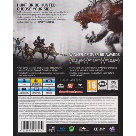 Evolve Playstation 4 PS4