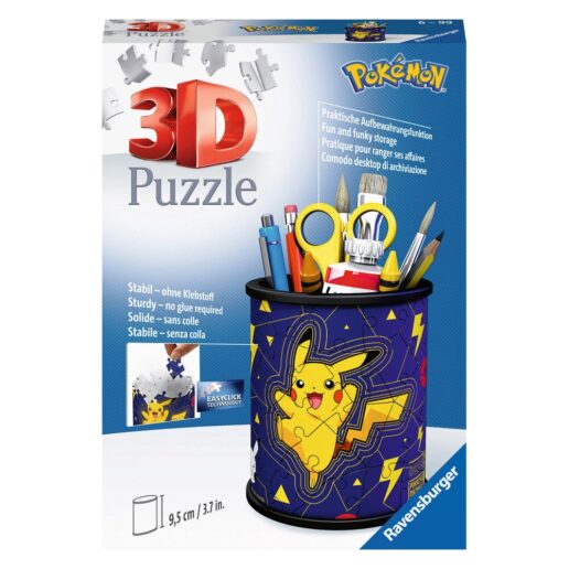 Pokemon puzzle 3D pencil holder 54pcs