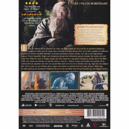 Hobbit En oväntad resa DVD (Begagnad)