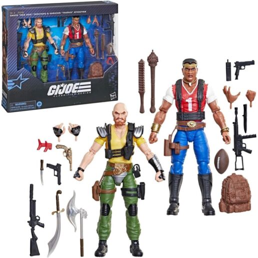 G.I. Joe Classified Series David Red Dog Taputapu & Varujan Taurus Ayvazyan figure 15cm
