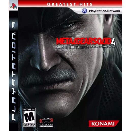 Metal Gear Solid 4 Guns of the Patriots Playstation PS3 Greatest Hits IMPORT