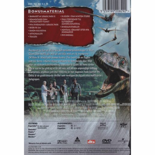 Jurassic Park III DVD (Begagnad)