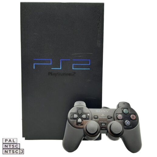 Playstation 2 PS2 Black Chippad (Begagnad)