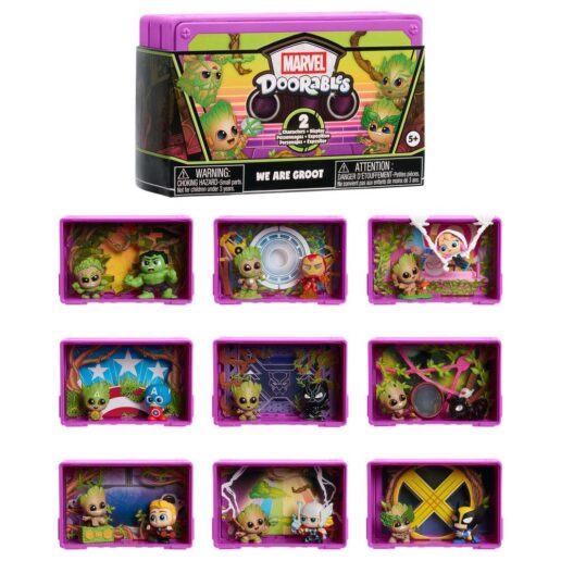 Doorables Marvel We Are Groot assorted collector Capusle