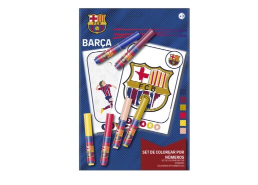 FC Barcelona Number coloring set