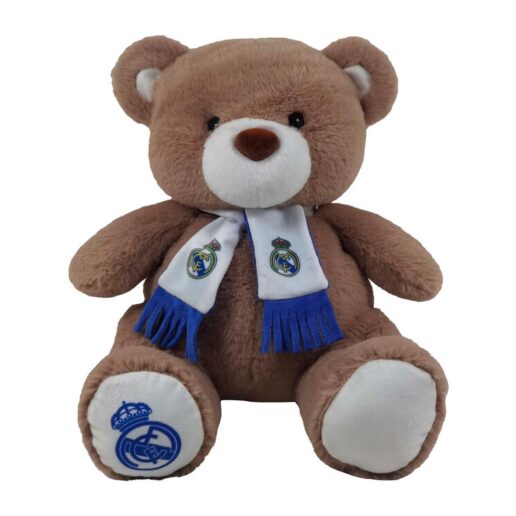 Real Madrid bear scarf plush toy 32cm