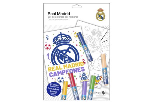 Real Madrid Number coloring set
