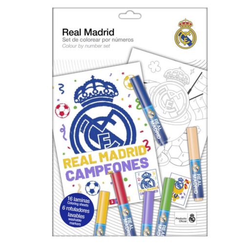 Real Madrid Number coloring set