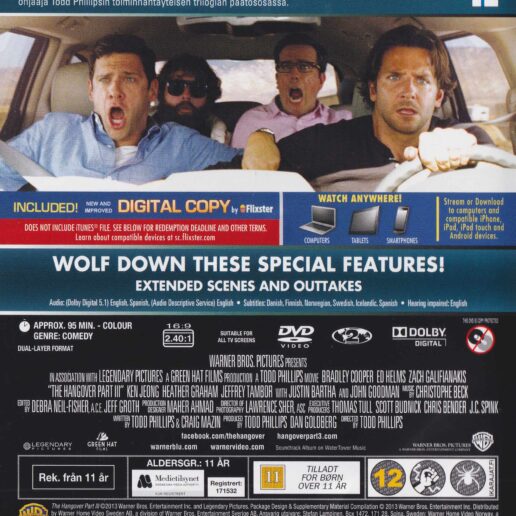 The Hangover Part III DVD (Begagnad)