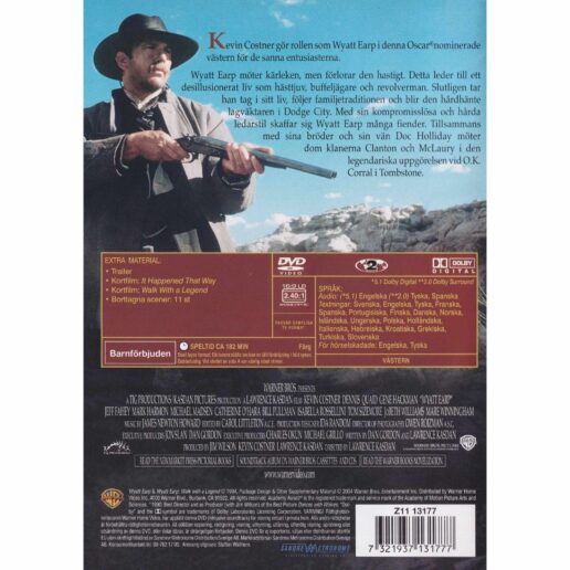 Wyatt Earp DVD (Begagnad)