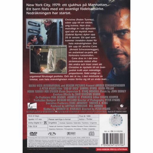 End of Days DVD (Begagnad)