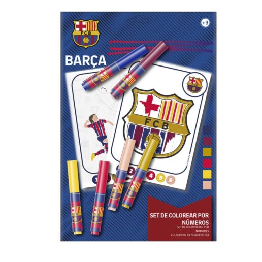 FC Barcelona Number coloring set