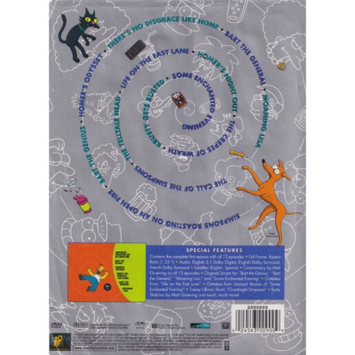 The Simpsons The Complete First Season Collectors Edition DVD (Begagnad)