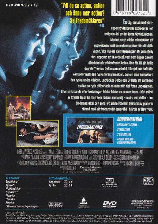 Fredsmäklaren DVD (Begagnad)