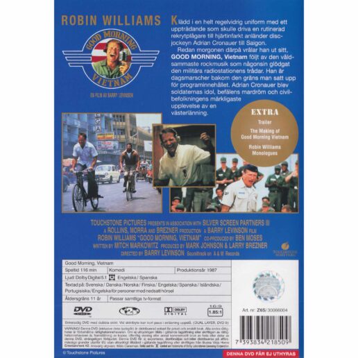 Good Morning Vietnam Special Edition DVD (Begagnad)