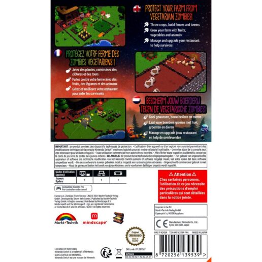Farmers vs Zombies Nintendo Switch