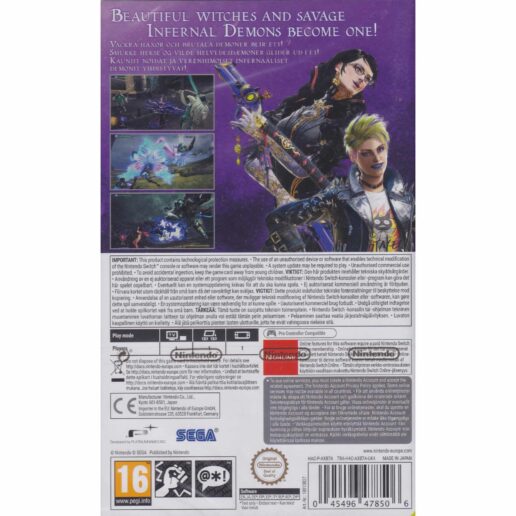 Bayonetta 3 Nintendo Switch Nordic